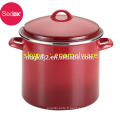 Vente chaude 26 cm Casserole Pot / 8 / 10qt pot en émail